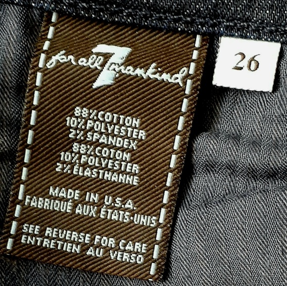 7 FOR ALL MANKIND ~ Skinny Denim Jeans | 26 - Picture 5 of 8